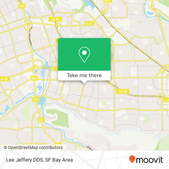 Lee Jeffery DDS map