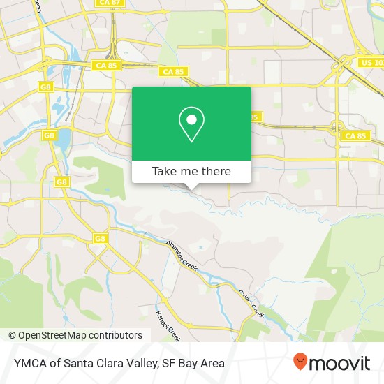 YMCA of Santa Clara Valley map