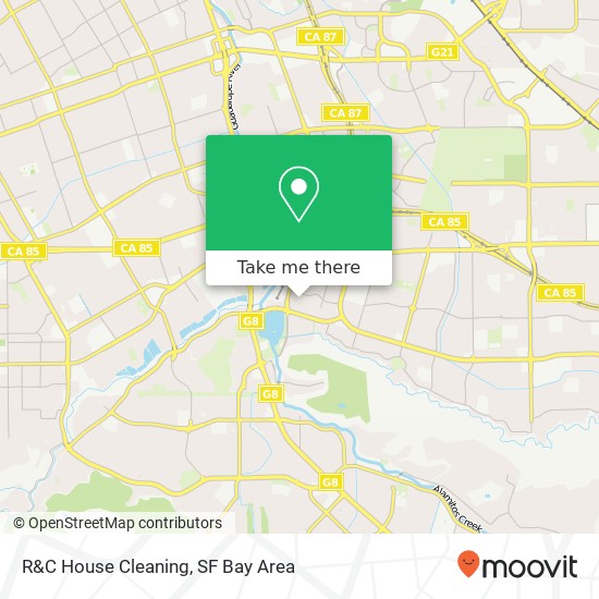 Mapa de R&C House Cleaning