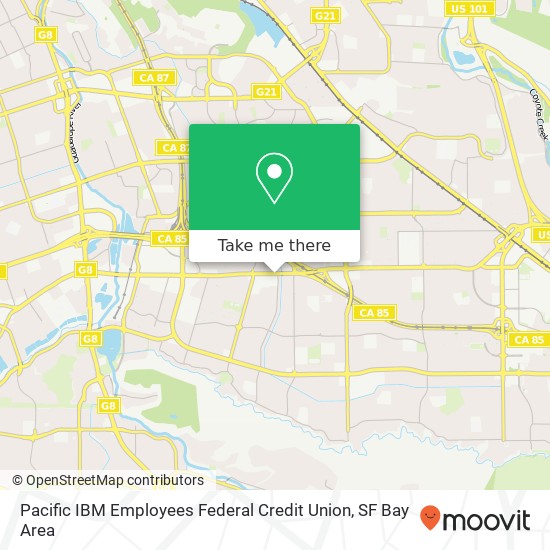 Mapa de Pacific IBM Employees Federal Credit Union