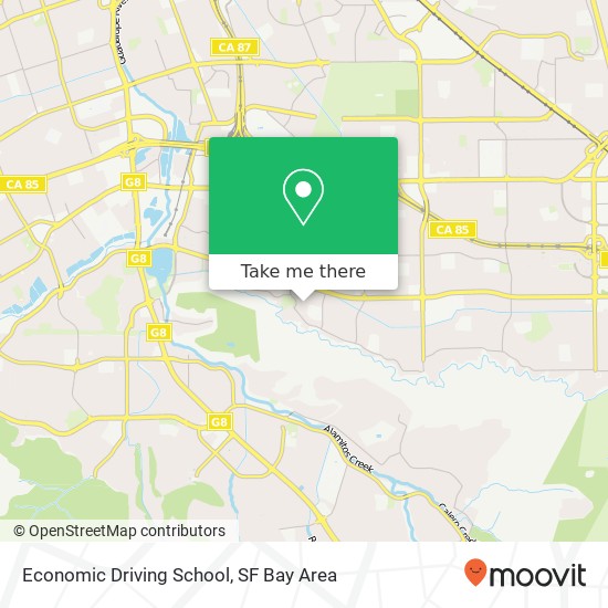 Economic Driving School map