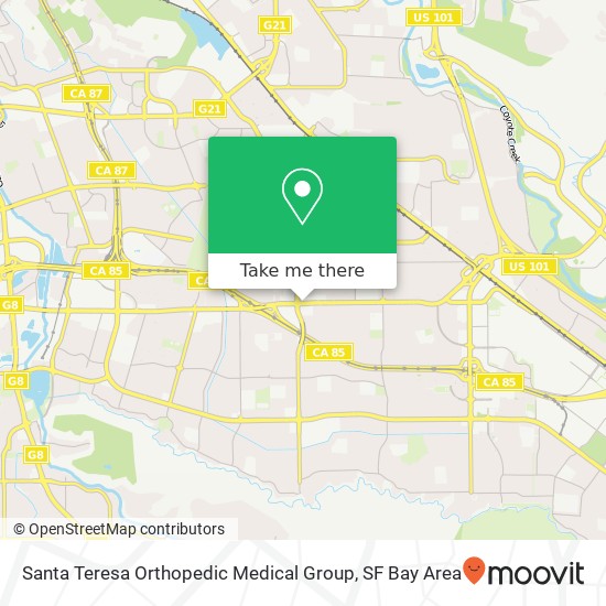 Santa Teresa Orthopedic Medical Group map