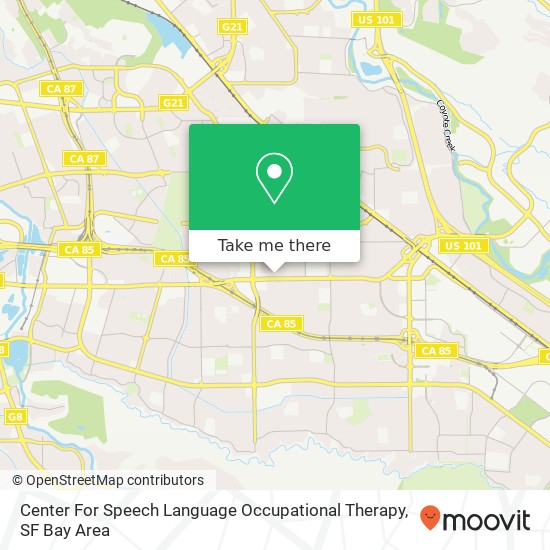 Mapa de Center For Speech Language Occupational Therapy