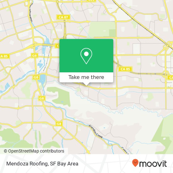 Mendoza Roofing map