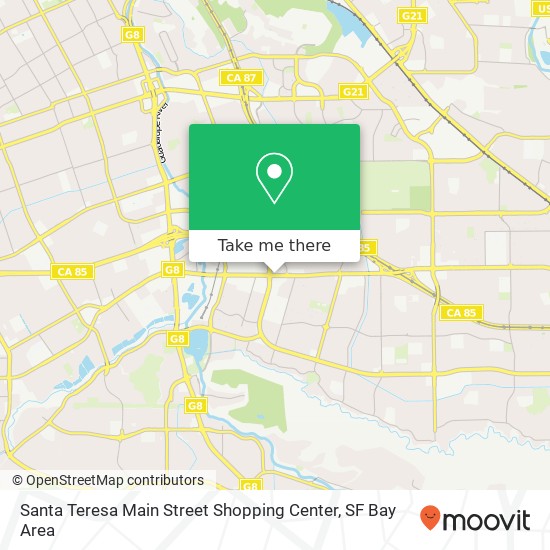 Mapa de Santa Teresa Main Street Shopping Center