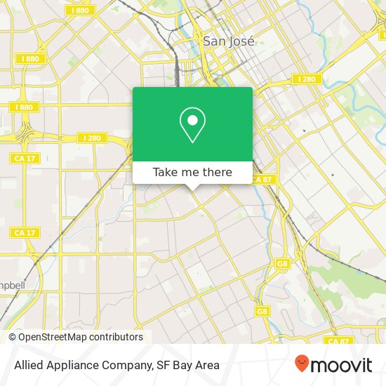Allied Appliance Company map
