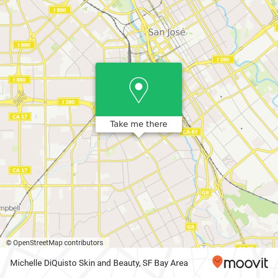 Michelle DiQuisto Skin and Beauty map