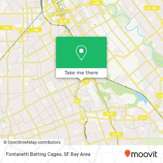 Fontanetti Batting Cages map