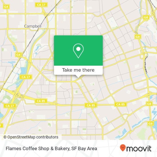 Mapa de Flames Coffee Shop & Bakery