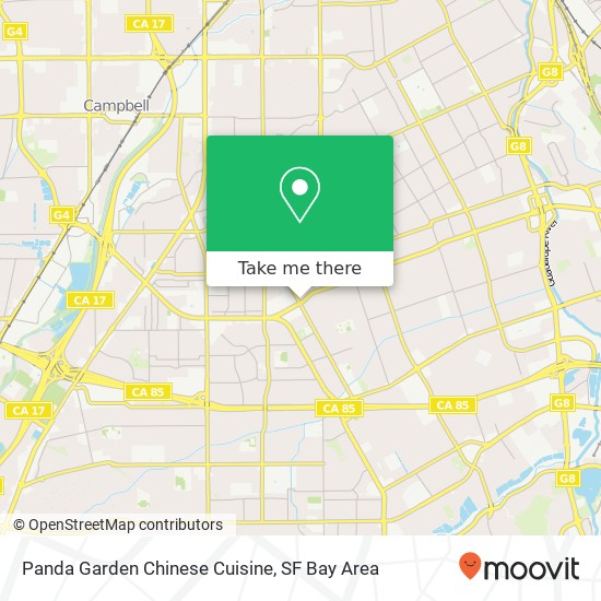 Panda Garden Chinese Cuisine map