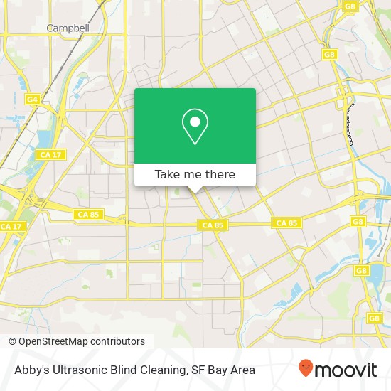 Abby's Ultrasonic Blind Cleaning map
