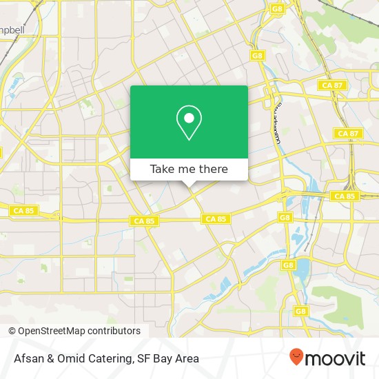 Afsan & Omid Catering map