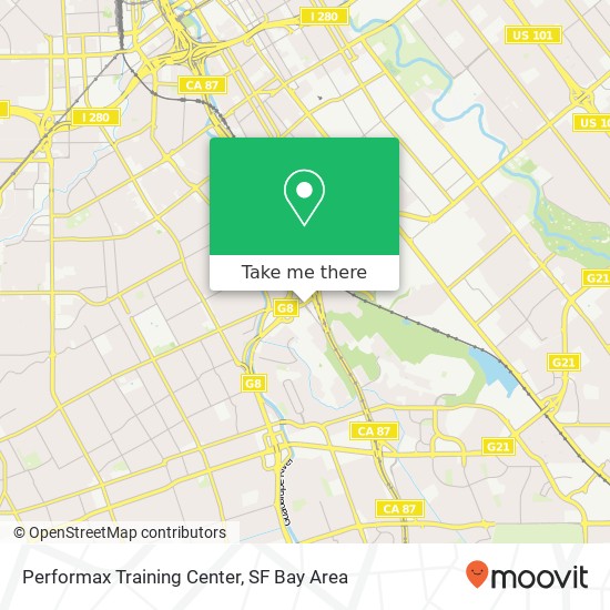 Mapa de Performax Training Center