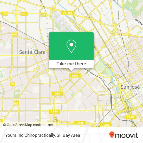 Yours Inc Chiropractically map