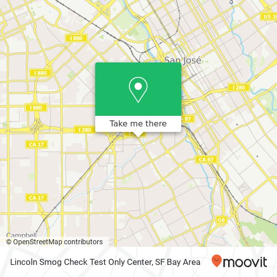 Mapa de Lincoln Smog Check Test Only Center