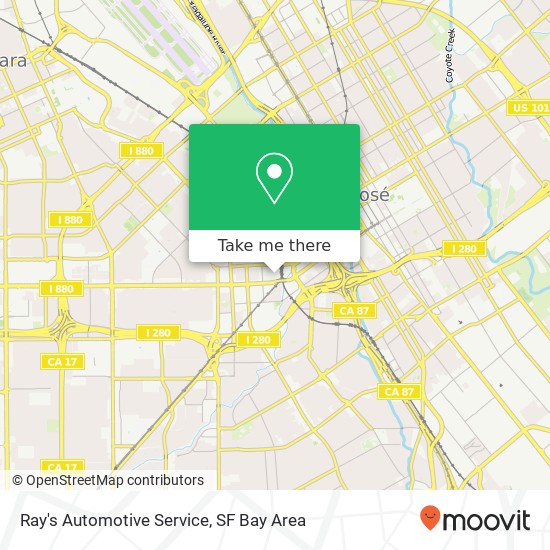 Mapa de Ray's Automotive Service