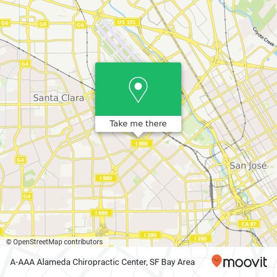 Mapa de A-AAA Alameda Chiropractic Center