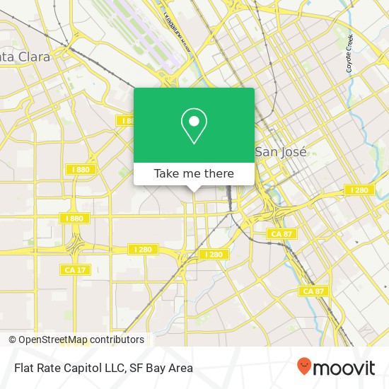 Mapa de Flat Rate Capitol LLC