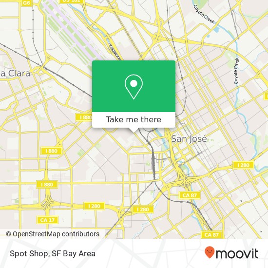 Spot Shop map