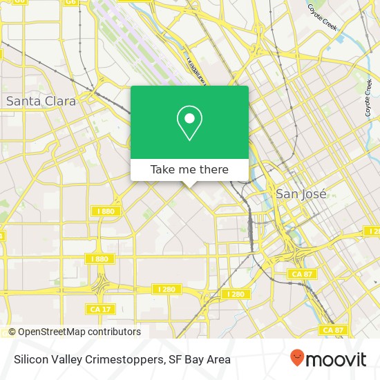 Silicon Valley Crimestoppers map