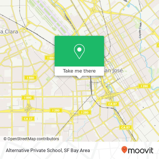 Mapa de Alternative Private School