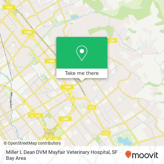 Miller L Dean DVM Mayfair Veterinary Hospital map