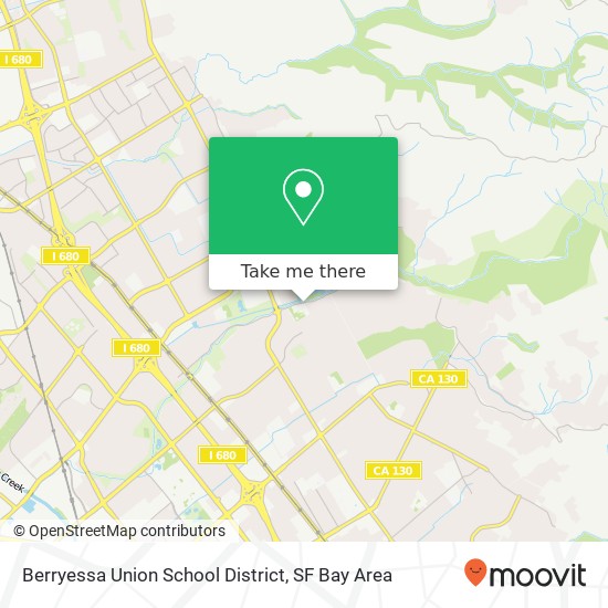 Mapa de Berryessa Union School District