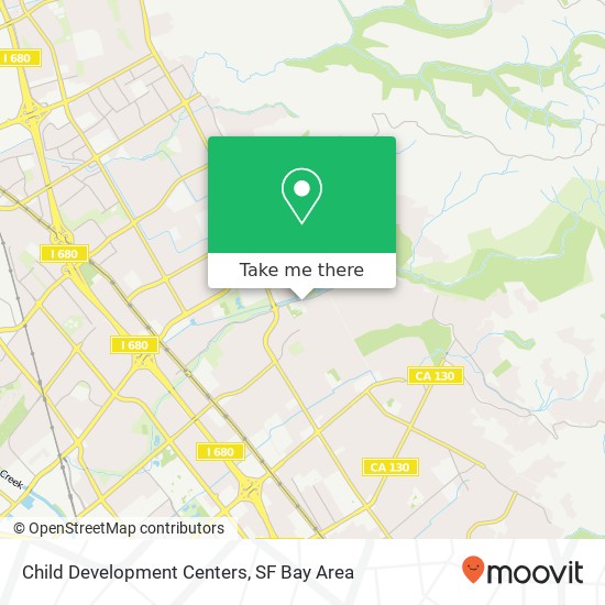 Child Development Centers map
