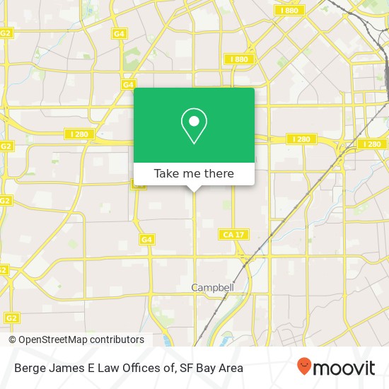 Mapa de Berge James E Law Offices of