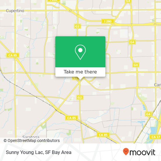 Mapa de Sunny Young Lac