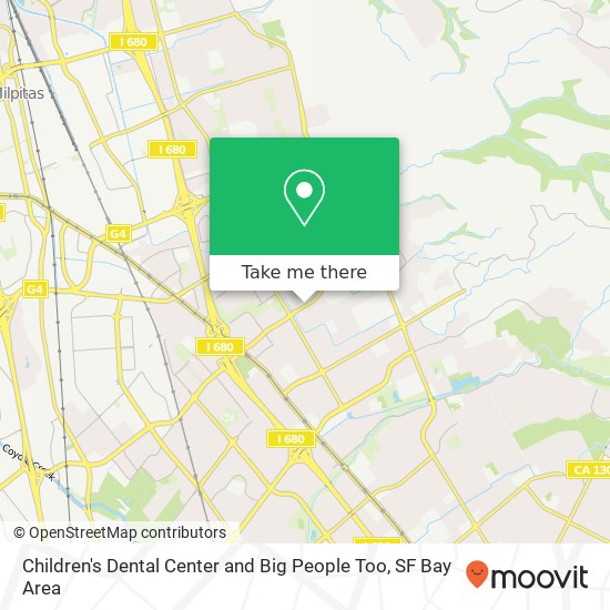 Children's Dental Center and Big People Too map