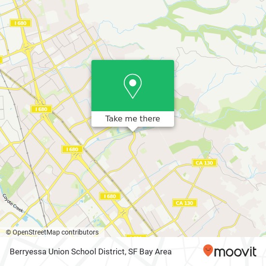 Mapa de Berryessa Union School District