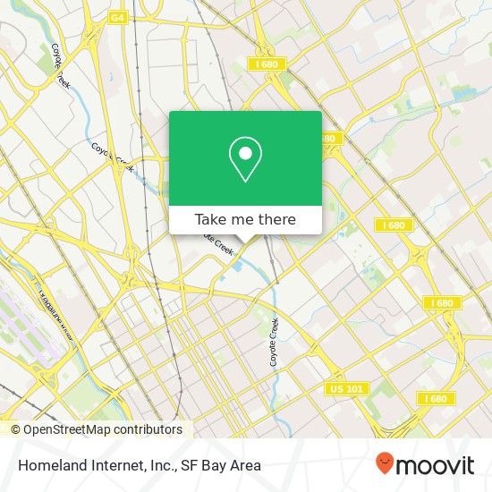 Mapa de Homeland Internet, Inc.