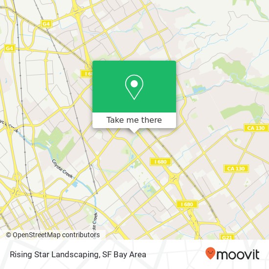 Mapa de Rising Star Landscaping