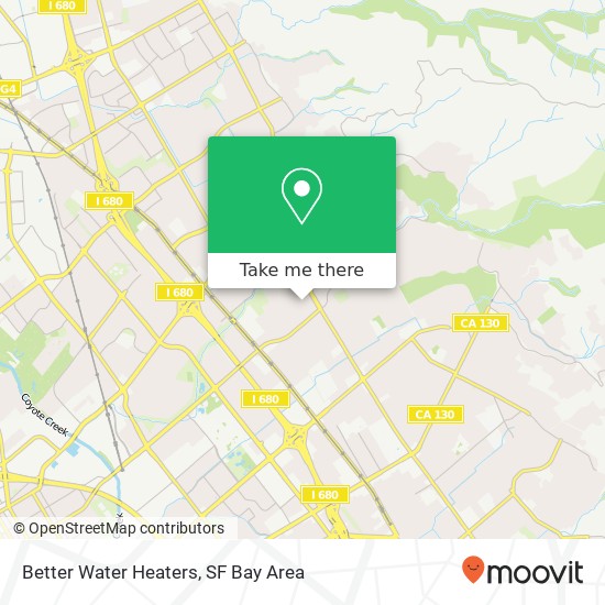 Mapa de Better Water Heaters