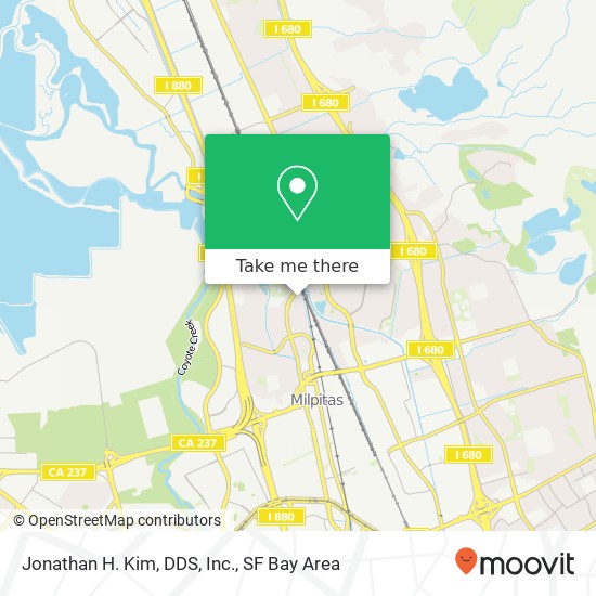 Jonathan H. Kim, DDS, Inc. map