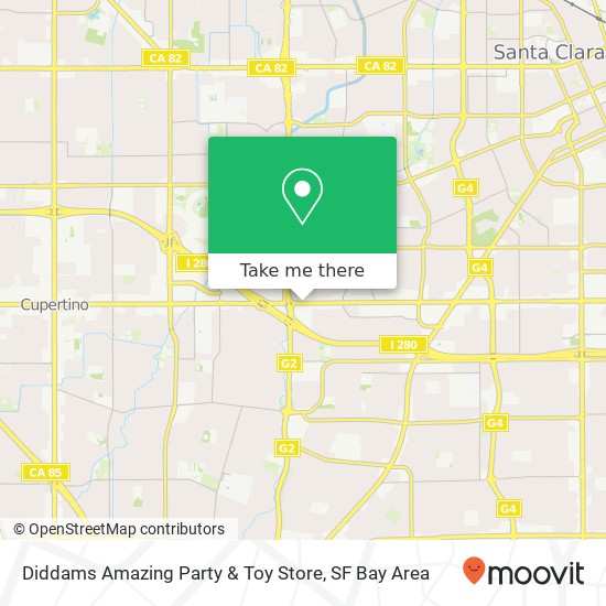 Diddams Amazing Party & Toy Store map