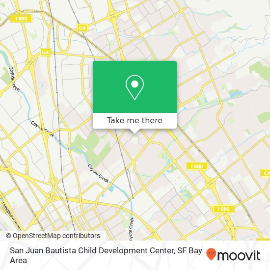 Mapa de San Juan Bautista Child Development Center