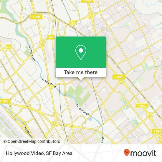 Mapa de Hollywood Video