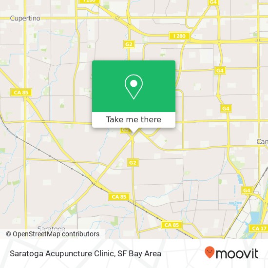 Saratoga Acupuncture Clinic map