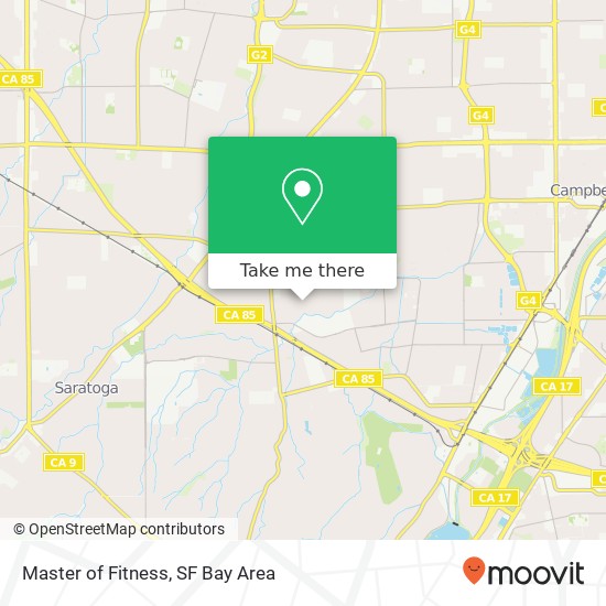 Master of Fitness map