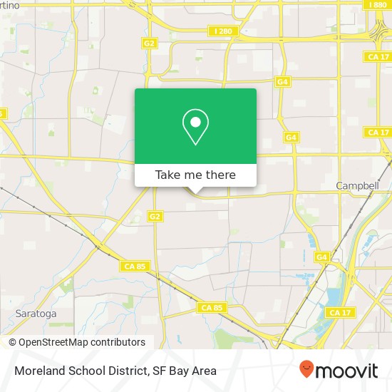 Moreland School District map