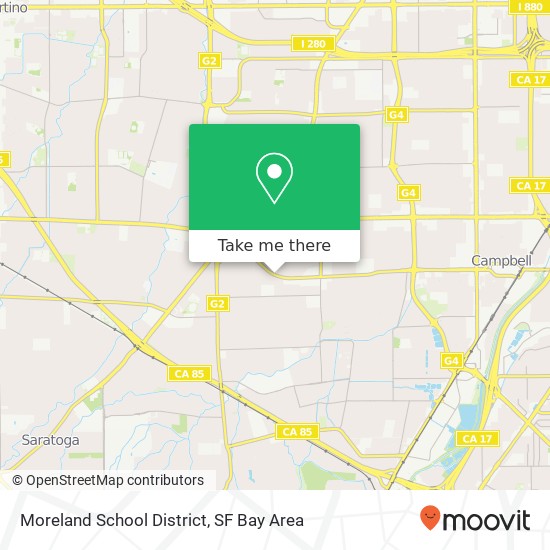 Mapa de Moreland School District