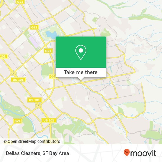 Delia's Cleaners map