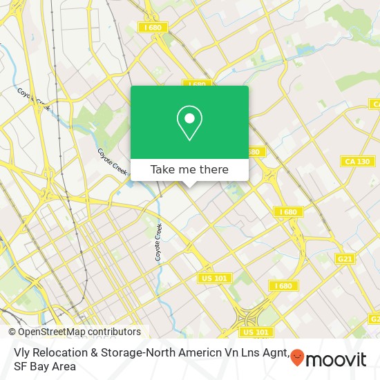 Vly Relocation & Storage-North Americn Vn Lns Agnt map