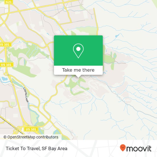 Ticket To Travel map