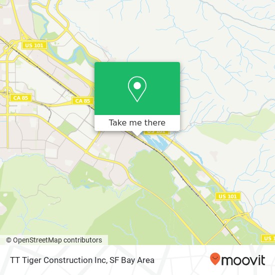Mapa de TT Tiger Construction Inc