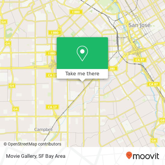 Movie Gallery map