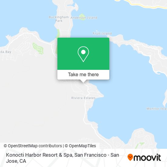 Mapa de Konocti Harbor Resort & Spa
