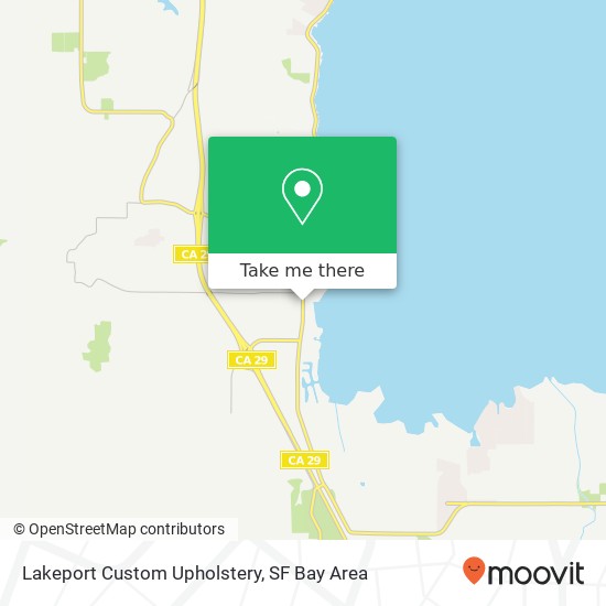 Lakeport Custom Upholstery map